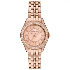 MICHAEL KORS - Reloj Mujer Mini Harlowe. Reloj Acero Inoxidable Rosado MK4845