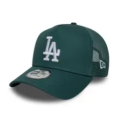 NEW ERA - Gorra Los Angeles Dodgers MLB League Essentials 9FORTY A-Frame Trucker Ajustable Verde
