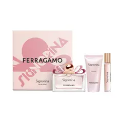 FERRAGAMO - Set Perfume Mujer Signorina Incluye 3 Productos