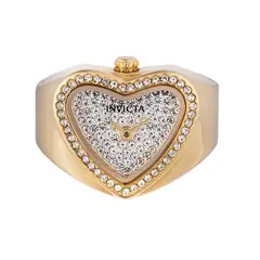 INVICTA - Reloj Mujer Mini Ring Watch . Reloj Acero inoxidable Dorado