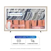 SAMSUNG - Combo Televisor 55 Pulgadas I 4K I THE FRAME QN55LS03HEK+ MARCO