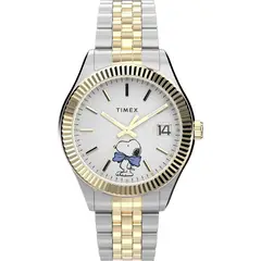 TIMEX - Relojes Mujer Peanuts Legacy. Reloj Acero Inoxidable Plateado TW2Y11100VU