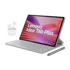 Lenovo - Tablet Idea Tab Plus 256GB | Pantalla 12.1 pulgadas | 8GB RAM | Camara Posterior 13MP | Camara Frontal 8MP | + Tecladofolio + Pen + Audífonos