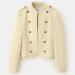 MANGO - Chaqueta Mujer de Algodón