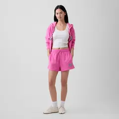 GAP - Short Para Mujer Tiro medio Con Logo De Algodón