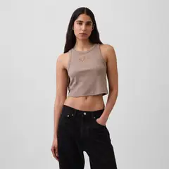 GAP - Top esqueleto Para Mujer Con Logo De Algodón