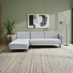 HOGAR VENECIA - Sofa Cama en L Cambril 265x160x76 Derecho