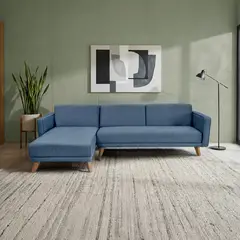 HOGAR VENECIA - Sofa Cama en L Cambril 265x160x76 Derecho