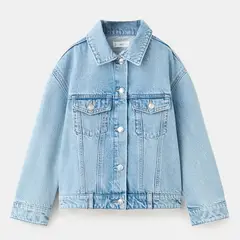 MANGO - Chaqueta Para Niña Denim De Algodón