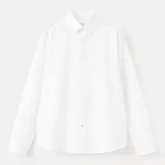 MANGO - Camisa Para Niño Manga Larga De Algodón