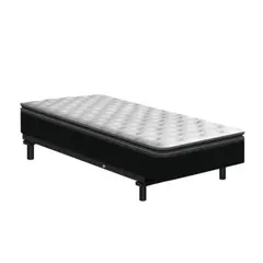 PULLMAN - Colchón Sencillo Deluxe 100 Eléctrico Pocket con Masaje y Luz LED 97x197 cm
