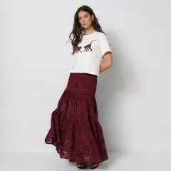 EUGENIA FERNANDEZ X FALABELLA - Camiseta Mujer Manga corta de Algodón Eugenia Fernández x Falabella