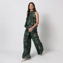 EUGENIA FERNANDEZ X FALABELLA - Pantalón Recto Mujer Tiro alto Eugenia Fernández x Falabella