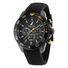 NAUTICA - Reloj Hombre One. Reloj Silicona Negro NAPNOS302