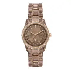 MICHAEL KORS - Reloj Mujer Bryant. Reloj Acero Inoxidable Beige-Dorado MK7606