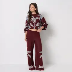 EUGENIA FERNANDEZ X FALABELLA - Pantalón Recto Mujer Tiro alto Eugenia Fernández x Falabella