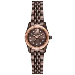 MICHAEL KORS - Reloj Mujer Petite Lexington. Reloj Acero Inoxidable Café MK4844