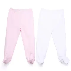 YAMP - Pantalón Para Bebé niña Pack de 2 de Algodón