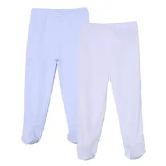 YAMP - Pantalón Para Bebé niño Pack de 2 de Algodón