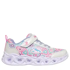 SKECHERS - Tenis con luces Niña Heart Lights Boogie Love con Velcro