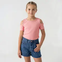 ELV - Short para Niña de Algodón