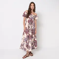 EUGENIA FERNANDEZ X FALABELLA - Vestido Mujer Largo Casual de Algodón Eugenia Fernández x Falabella