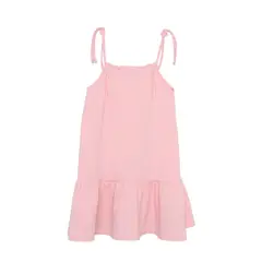 ELV - Vestido para Niña Corto de Algodón