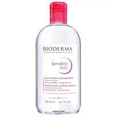 BIODERMA - Hidratante Sensibio H2O agua micelar limpiadora piel Normal 500mL