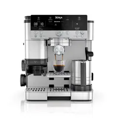 NINJA - Cafetera Espresso Luxe Café ES601 3 en 1| Molinillo Integrado, Cold Brew y Espumador Automático