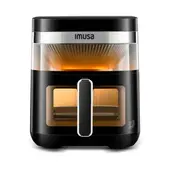 IMUSA - Freidora De Aire Easy Fry Turbo Imusa. Tecnología Infra-Heat, Hasta 2X Más Rápida. 7L