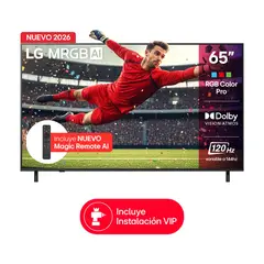 LG - Televisor 65 pulgadas 4K UHD MRGB Dolby Vision Atmos|65MRGB85BSC Incluye AI Magic Remote