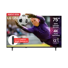 LG - Televisor 75 pulgadas 4K UHD QNED Mini LED 75QNED65BSA Incluye AI Magic Remote