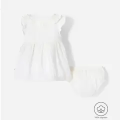 BABY FRESH - Conjunto Vestido + Calzoncito para Bebé niña de Algodón