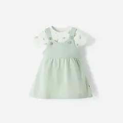 BABY FRESH - Vestido + Body manga corta para Bebé niña de Algodón