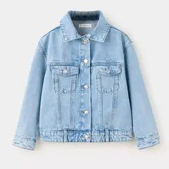 MANGO - Chaqueta para Niña De jean de Algodón