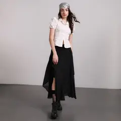SYBILLA - Falda Maxi Mujer