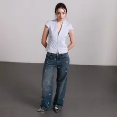 SYBILLA - Top Mujer Sin mangas de Algodón