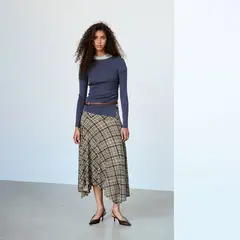 MANGO - Falda Larga Mujer