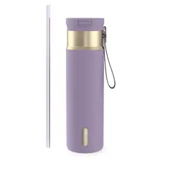 CONTIGO - Termo Snapsel Acero Inoxidable Lila, 24 oz, 0.7L