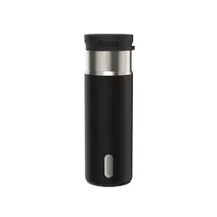 CONTIGO - Termo Snapsel Acero Inoxidable Negro, 20 oz, 0.6L