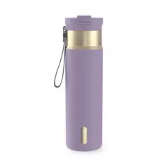 CONTIGO - Termo DualSip Acero Inoxidable Lila, 24 oz, 0.72L