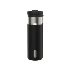 CONTIGO - Termo DualSip Acero Inoxidable Negro, 20 oz, 0.6L