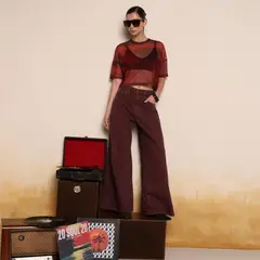 MAYORGA X FALABELLA - Jean Wide leg Mujer De Algodón