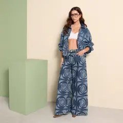 MAYORGA X FALABELLA - Jean Wide Leg Mujer De Algodón