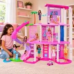 BARBIE - Set de Juego Casa con Resbaladilla