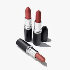 MAC COSMETICS - Set De Maquillaje De Rostro Macximal Silky Matte Lipstick Trio Sepia Collection Incluye: 3 Productos