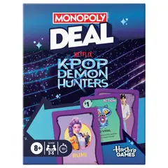 MONOPOLY - Juego de Cartas Deal: KPop Demon Hunters