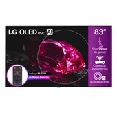 LG - Televisor 83 pulgadas|4K UHD OLED Evo |Dolby Vision Atmos|OLED83W6PSA|Incluye AI Magic Remote