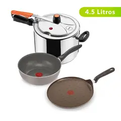 IMUSA - Olla a presión 4.5 litros Secury Plus Aluminio