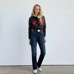 MANGO - Cardigan Mujer con Rombos